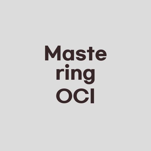 Mastering OCI